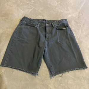 Vintage GAP Shorts Men 38 Blue‎ Denim Cut Off Streetwear Y2K Baggy Skater Casual